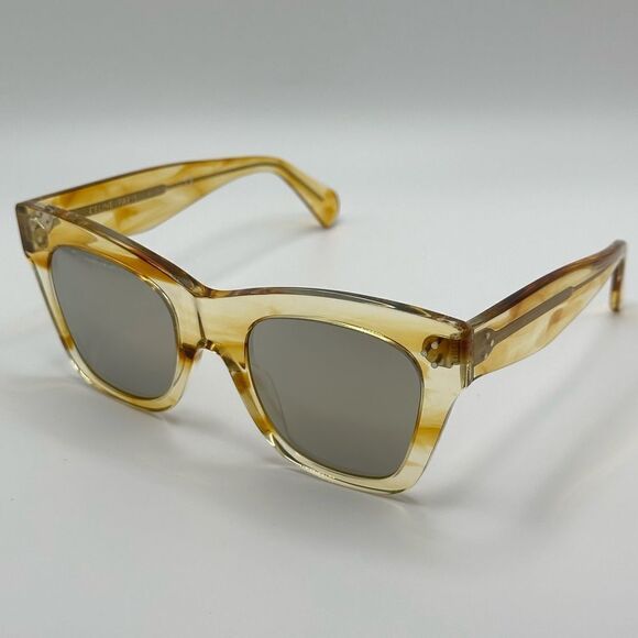 NEW CELINE Sunglasses CL4004IN/S 56C Yellow Clear Women - Picture 3 of 9